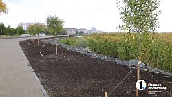 К ноябрю на набережной озера Смолино в Челябинске завершат первый этап благоустройства