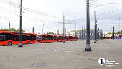 В Челябинске открыли новое троллейбусное депо