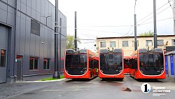 В Челябинске открыли новое троллейбусное депо