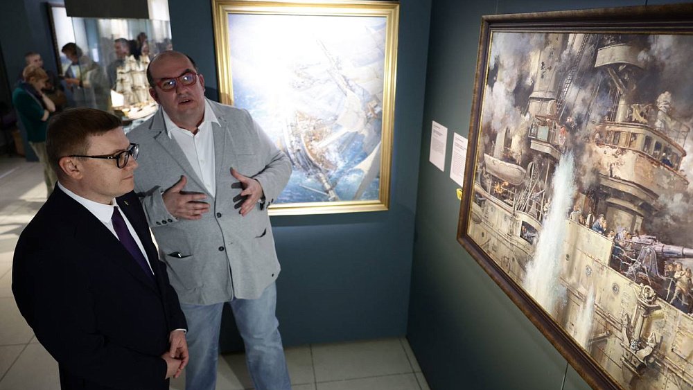 На выставке «В фарватере Айвазовского» в Челябинске представили работы 13 художников