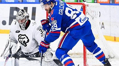 Голкипер «Трактора» Зак Фукале совершил невероятный сейв в матче со СКА (видео)