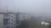 На Челябинск опустился густой туман