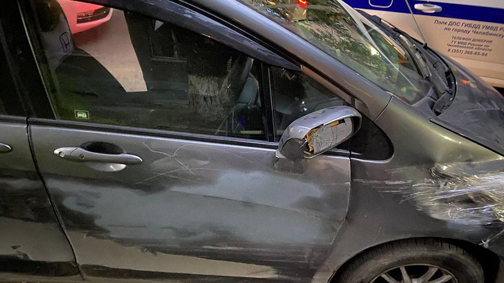 В Челябинске пьяный автомобилист устроил ДТП и скрылся