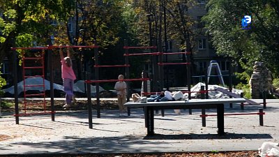 «Макеевские дворы» продолжают преображаться