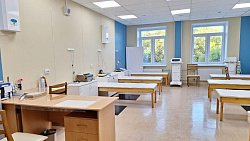 В Аргаяше завершили капитальный ремонт детской поликлиники