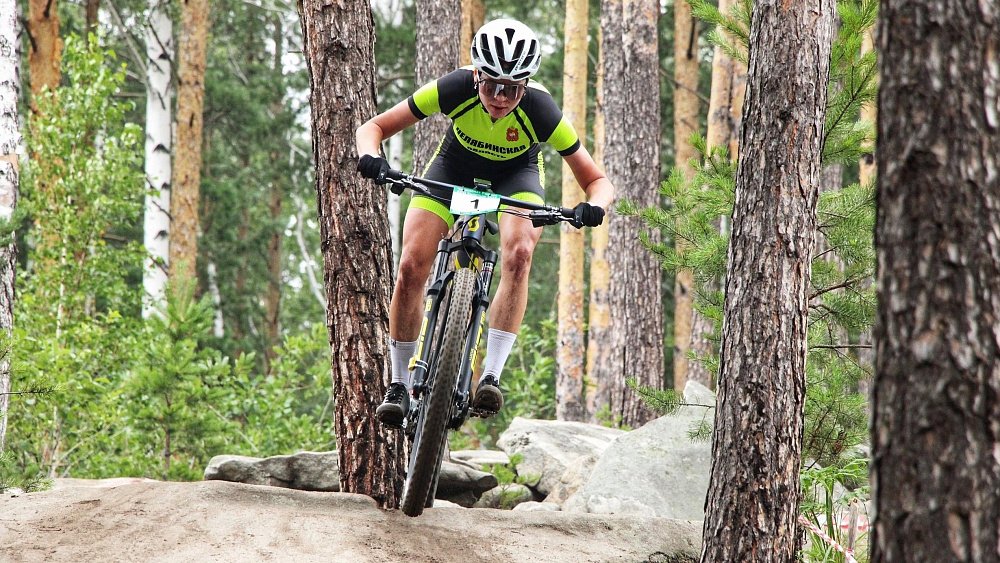 Кристина Ильина из Копейска завоевала бронзу чемпионата России по маунтинбайку