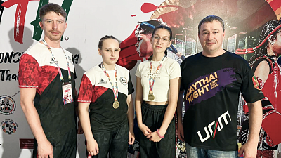 Две челябинские спортсменки выиграли золото на первенстве мира по тайскому боксу