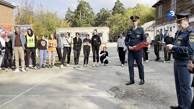 Миасцы соревнуются в пожарно-спасательном спорте