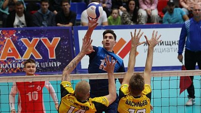 Волейболисты челябинского «Динамо» стартовали в Высшей лиге чемпионата России