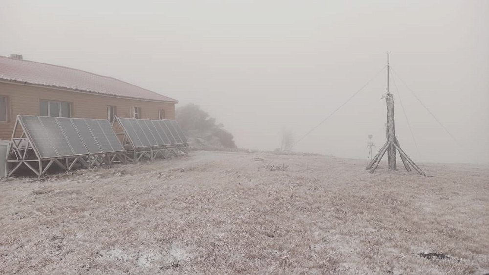 Первый снег выпал в Челябинской области в сентябре