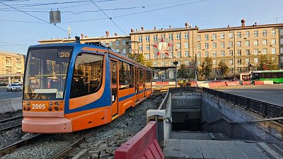 В Челябинске открылось движение трамваев через Теплотехнический институт