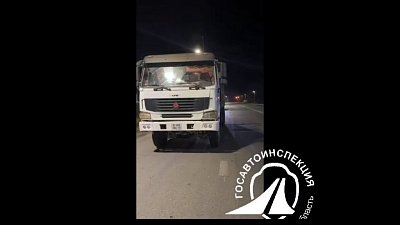 В Сосновском районе остановили пьяного водителя большегруза