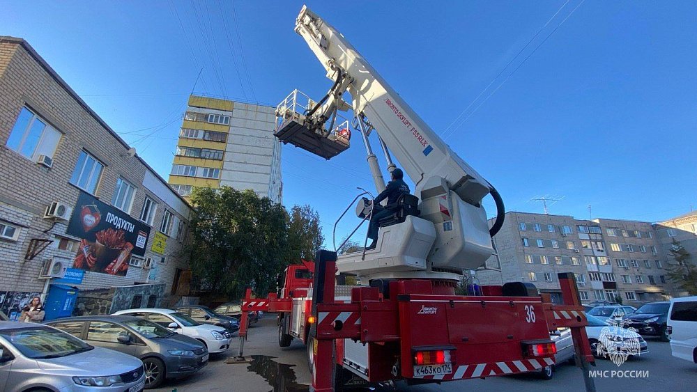 В Копейске 15 человек эвакуировались из‑за пожара в многоэтажке