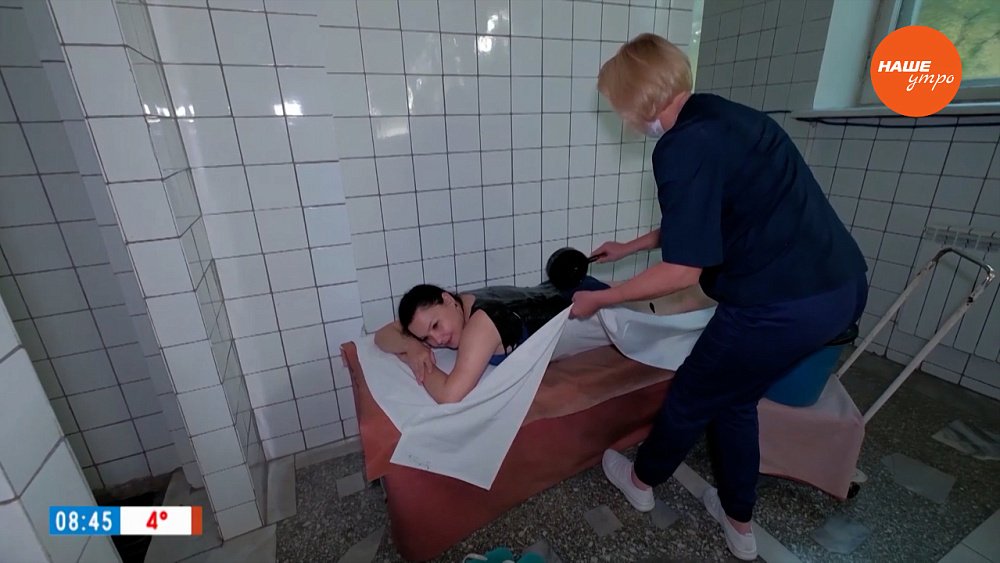 Санаторий в центре города в сюжете «Грязелечебница»