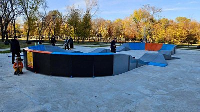 В Ленинском районе Челябинска открылся памп-трек