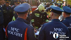 Пожарные машины у ЮУрГУ: спасатели показали, как ликвидируют катастрофу повышенного уровня сложности