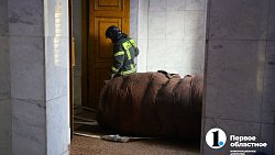 Пожарные машины у ЮУрГУ: спасатели показали, как ликвидируют катастрофу повышенного уровня сложности