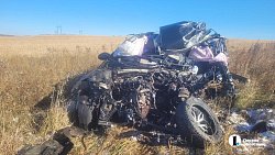 Молодая семья разбилась в лобовом ДТП в Нагайбакском районе