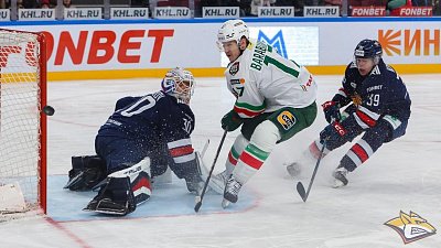 Хоккейный клуб «Ак Барс» разгромил в гостях магнитогорский «Металлург» в чемпионате КХЛ