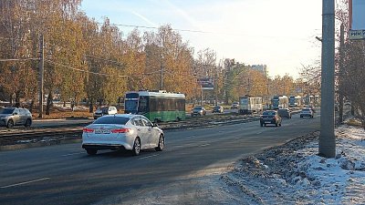 В Челябинске на северо-западе остановилось движение трамваев