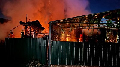 В Челябинской области мужчина пострадал во время пожара в СНТ