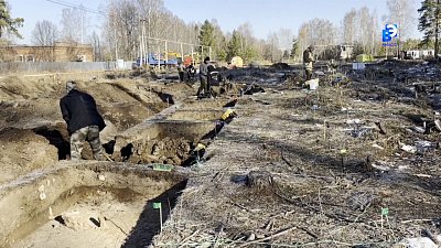 На месте стройки в Машгородке исследуют стоянку каменного века