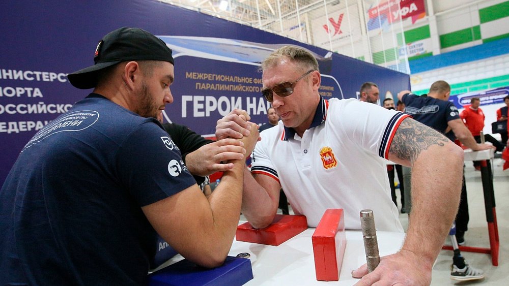 Участник СВО из Челябинска выступает на турнире «Герои нашего времени» в Уфе