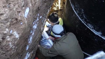 Метровый осколок бивня древнего животного нашли под Челябинском