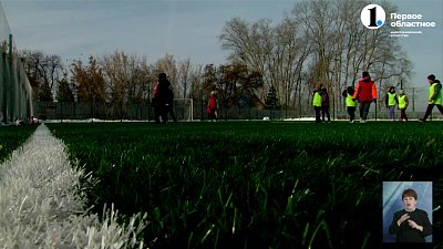 В селе Алабуга открыли новое футбольное поле