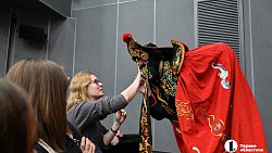 Челябинцам показали театр полотенец