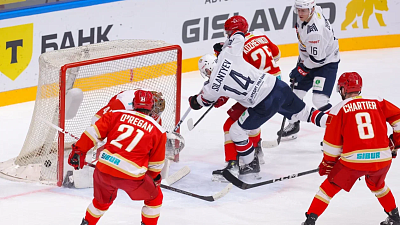 Хоккейный клуб «Металлург» впервые в сезоне поднялся в тройку лидеров на «Востоке»