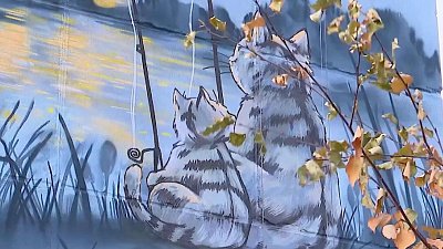 В Тракторозаводском районе Челябинска появился новый мурал