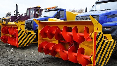 В Челябинске подготовили полигон к зимним снегопадам