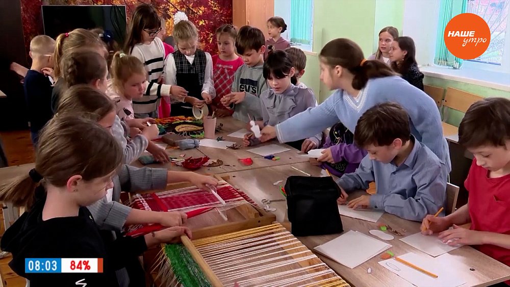 Детское творчество в сюжете «Мультфильм из лоскутов»