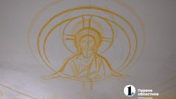 В Челябинске возобновились работы по росписи сводов нижнего храма кафедрального собора Рождества Христова