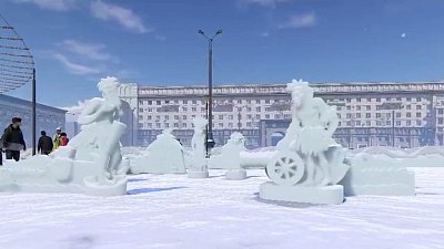 В Челябинске увеличат число скатов с горок в ледовом городке