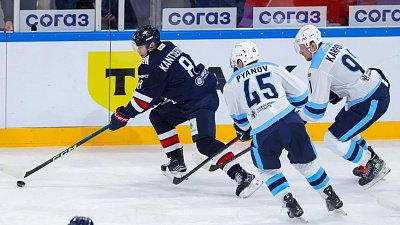 Форвард «Сибири» Владислав Кара покарал «Металлург» за ошибки в обороне