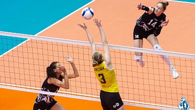 Волейбольный клуб «Динамо‑Метар» второй раз за неделю уступил «Ленинградке»