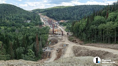 История одного фото: как дорожники строят Симскую эстакаду на трассе М‑5