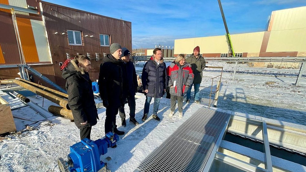 Новое оборудование устанавливают на очистных сооружениях в Металлургическом районе Челябинска
