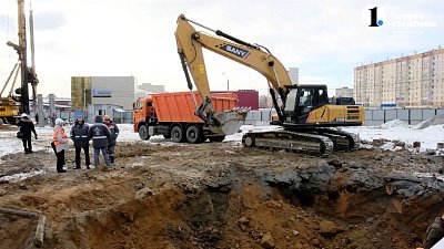 В Челябинске продолжается строительство метротрама