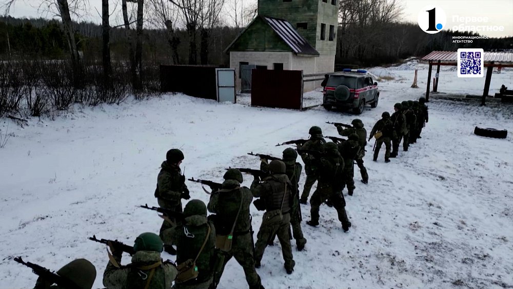 Военная полиция проходит спецподготовку