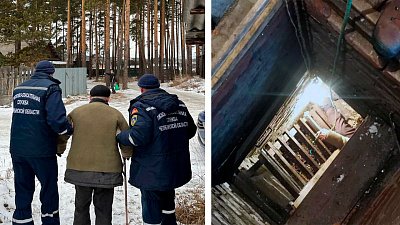 В Миассе спасатели вытащили 80‑летнего мужчину из овощной ямы