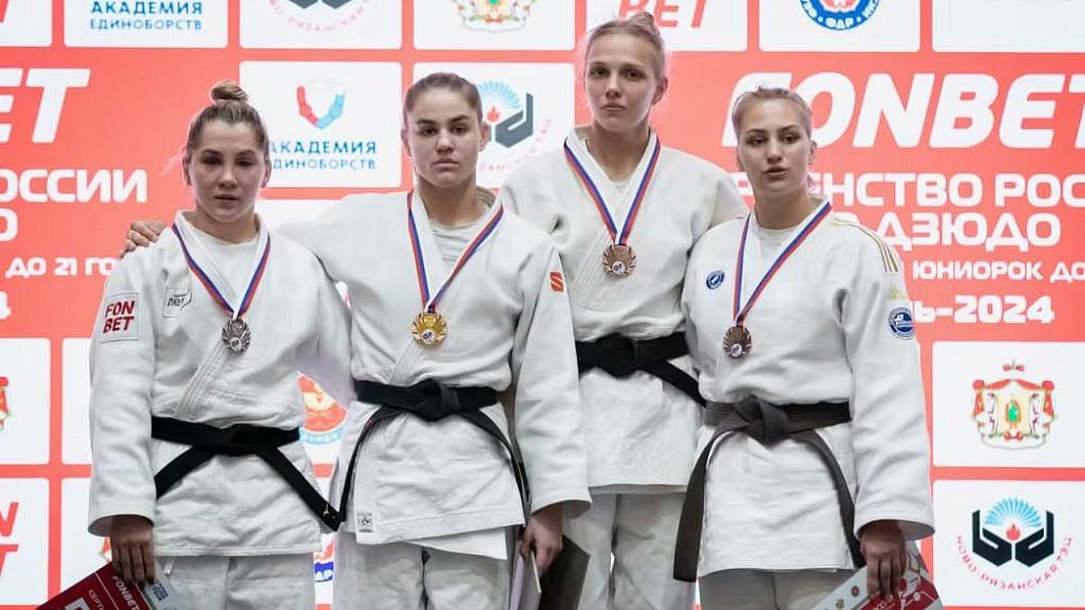 Челябинка Ева Огнивова завоевала золото первенства России по дзюдо