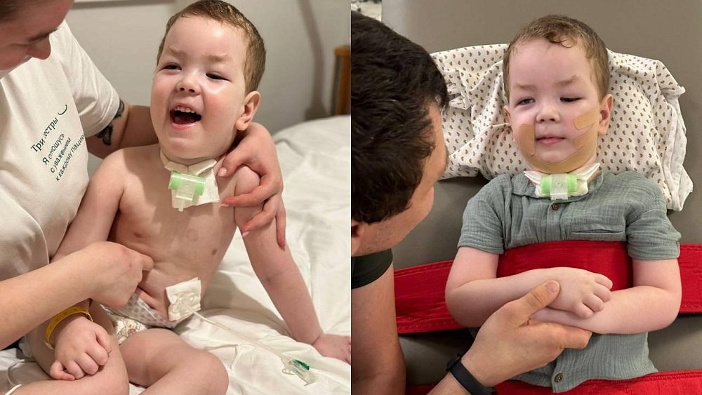Впавший в кому малыш из Челябинска пошел на поправку в столичной клинике