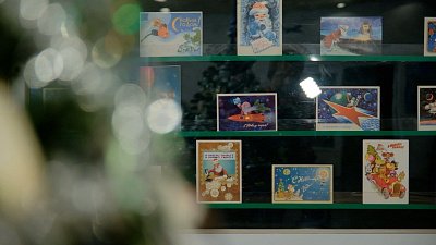 В Челябинске открылась выставка новогодних открыток