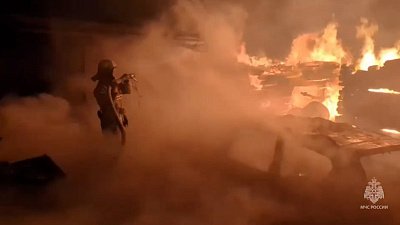 В Красноармейском районе в горящем доме погиб мужчина