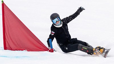 Ярослав Степанко из Златоуста выиграл первый этап Кубка России по сноуборду