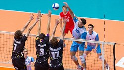 Волейбольный клуб «Динамо» впервые в сезоне одержал двойную победу в Высшей лиге