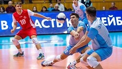 Волейбольный клуб «Динамо» впервые в сезоне одержал двойную победу в Высшей лиге